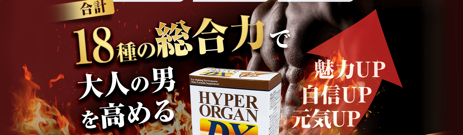 合計18種の総合力で大人の男を高める
